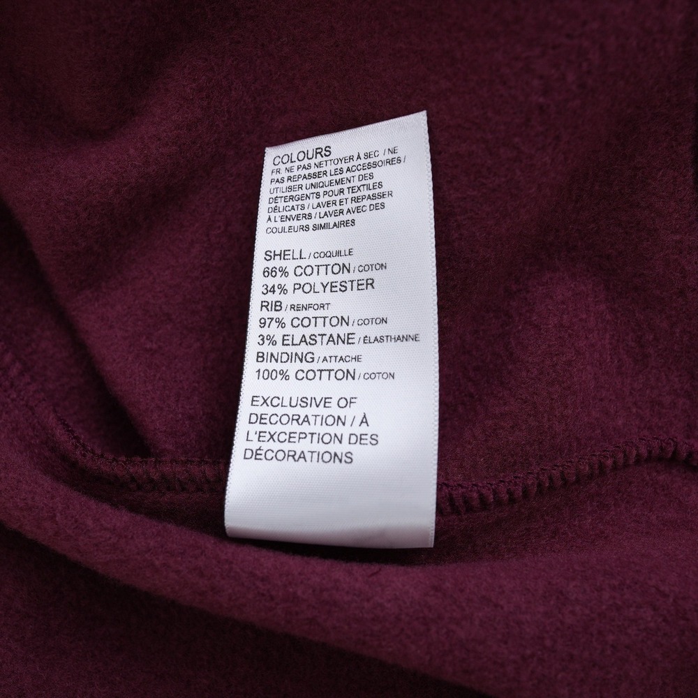 Puma ESS Elevated Logo Crew Sweatshirt Mens 3XLT Ruby Shimmer Burgundy New - Picture 10 of 11